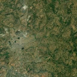 Satellite view of an urban area — economy and movement
